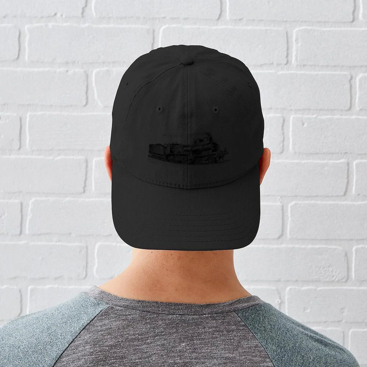 Hat - - Canvas Adjustable Printed TRAINS Black CafePress Baseball VINTAGE Black new Cap Cotton