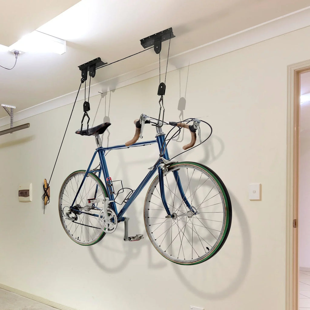 Limit, Bike for high quality Bike Bike GREAT Hangers Storage 2 55 Lbs Garage Pulley TOOLS Of Garage Set Storage, System for Hoist Mount Ceiling WORKING