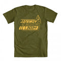 Star Men's Artwork Original Medium Military Green T-shirt Trek Janeway by Chakotay 2024 GEEK TEEZ Inspired