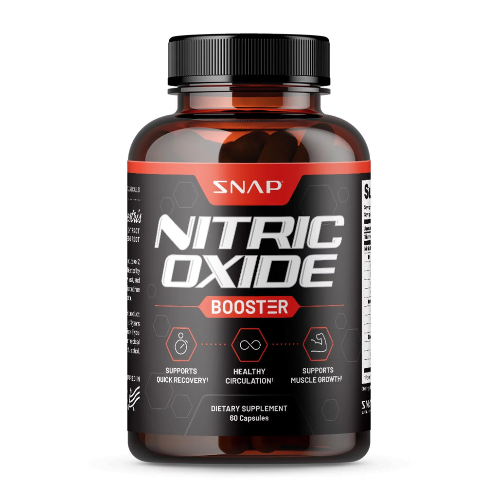 Heart + 90 Supplement Capsules and Health trendy Nitric Bundle, Booster Oxide 60 Snap Supplements