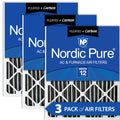 Pure Pack Pleated Plus Carbon 12 Nordic Furnace MERV 3 special edition Air 20x20x2 Filters