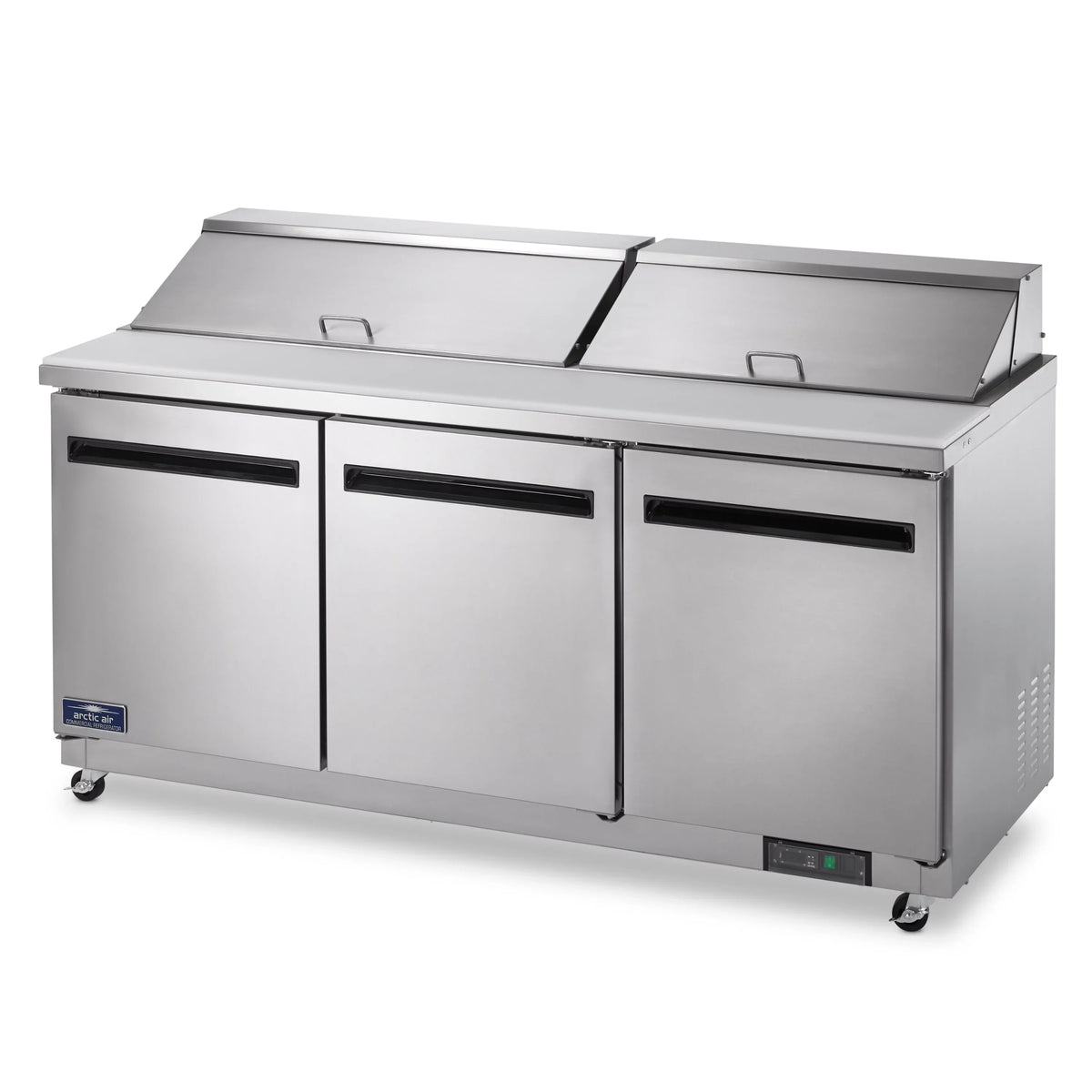 71.5-Inch 3-Door 115v Refrigerated Arctic Table, Sandwich/Salad Air Prep classic AST72R