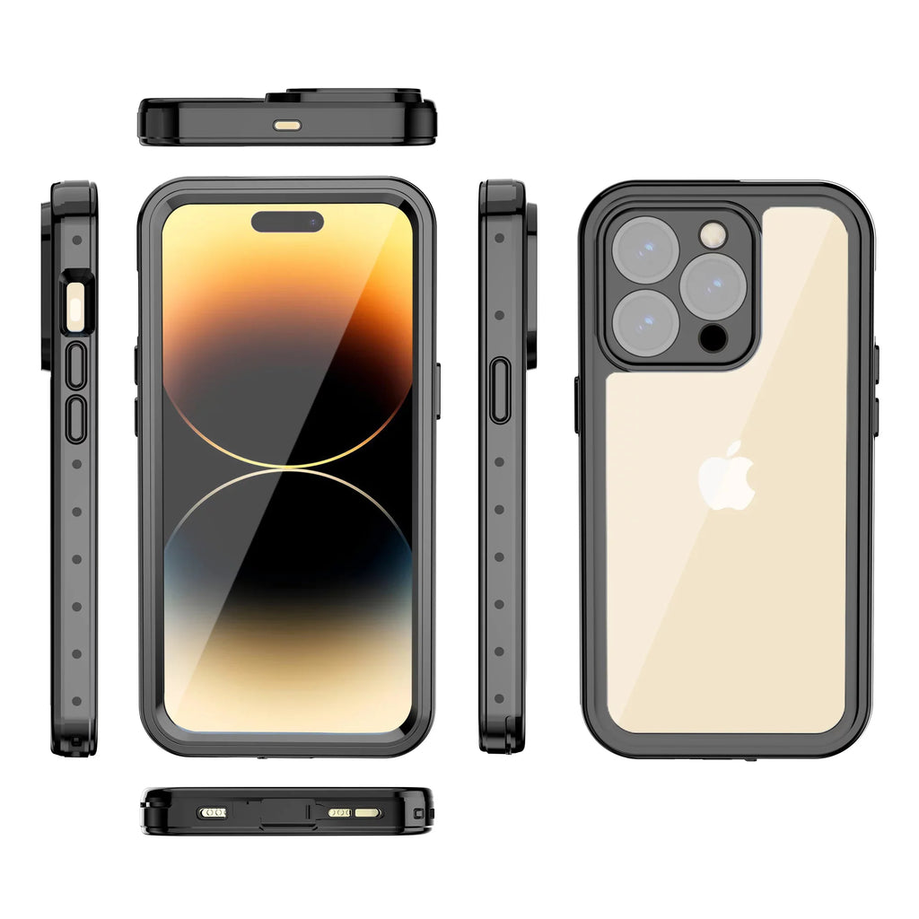 Protector Strong 14 Max 2022 SaniMore Drop Protective 6.7" Case Cover 14 iPhone Clear Waterproof Body 2022, for Pro for Resistant Dustproof Screen with Max Built-in 6.7 Full iPhone Por