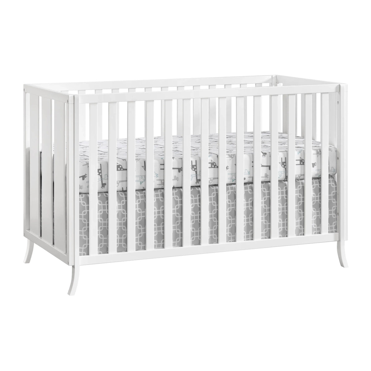 Arlie in 4 White Island 1 Baby Oxford Convertible Crib