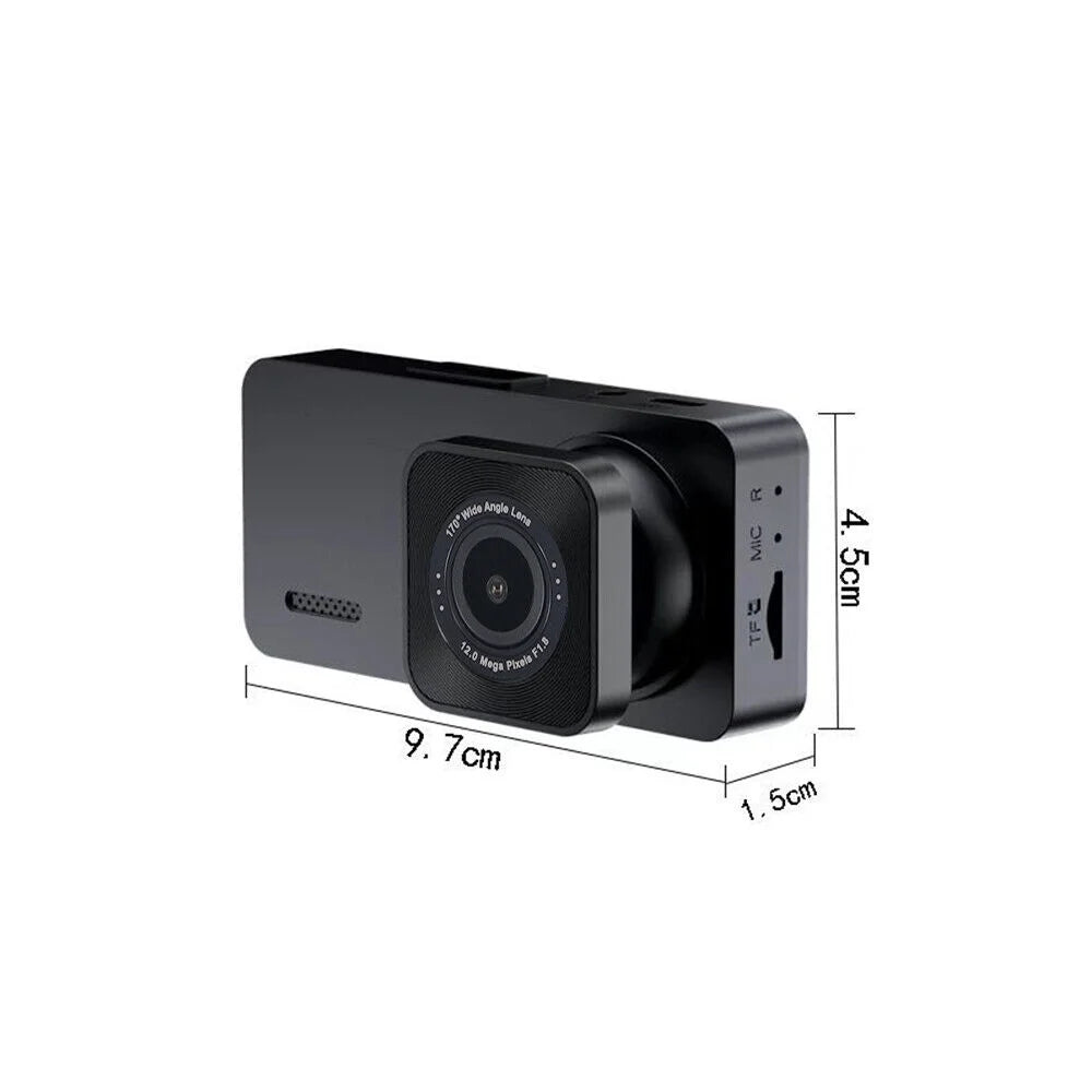 1080P high quality Video Recorder Front/Rear/Inside Lens 3 Cam HD Car Dual G-sensor Dash JLLOM Lens Camera