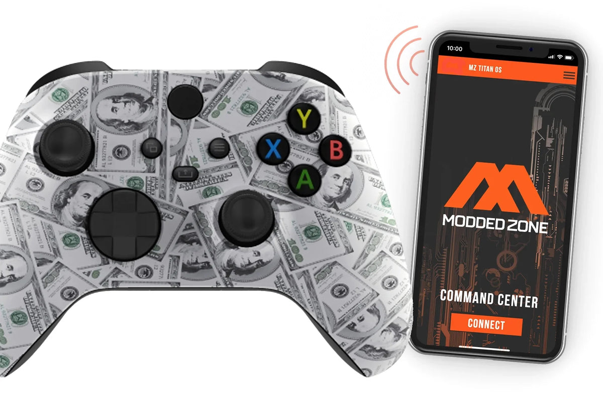 Fire COD mods. 100$" Xbox X "Benjamins Modded Controller.FPS SMART Rapid Custom Warzone One