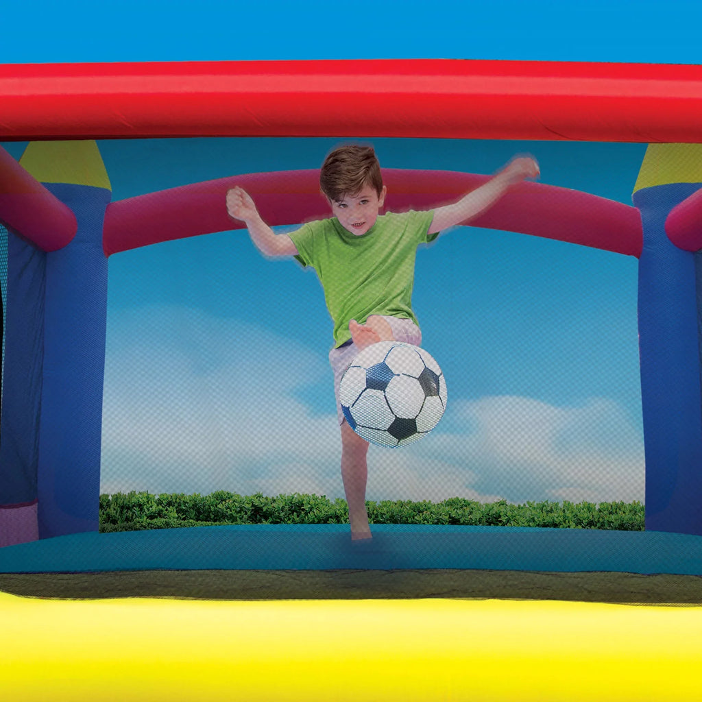 Slides 2 and Slide Complete Bounce Air House with N’ Banzai Fun Set Blower