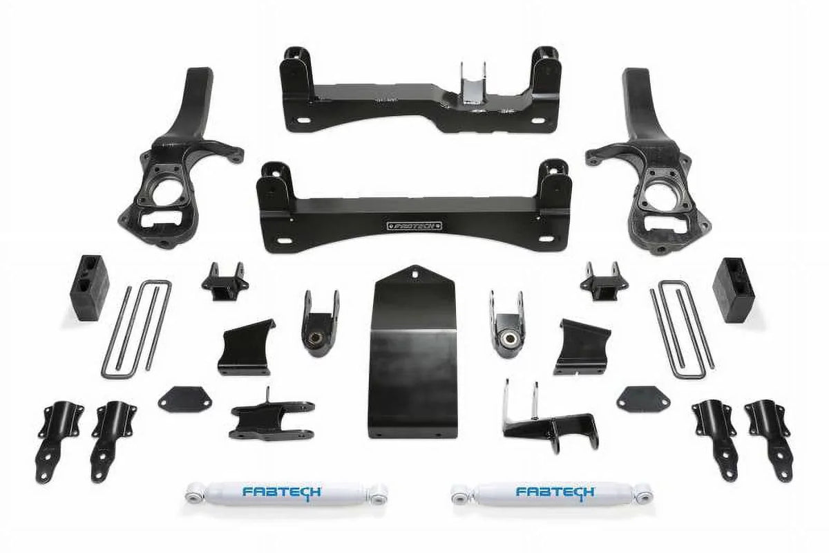 6" 2019 BASIC Shocks System Pickup high quality Fits Chevrolet GMC Fabtech Sierra PERF Silverado K1132 1500