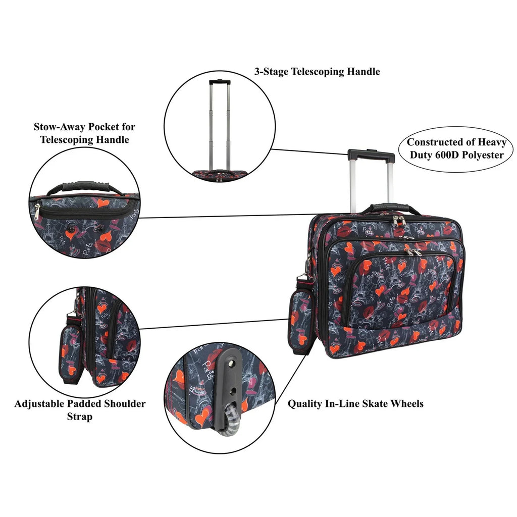 Laptop World 17-inch Traveler Rolling Case