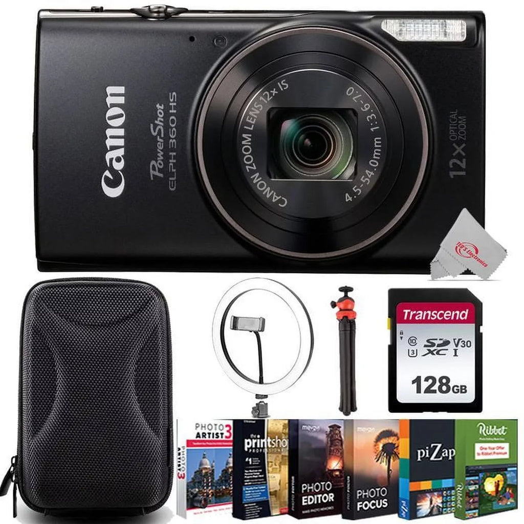 PowerShot Digital Zoom IXUS Optical Canon Vloggers Elph special edition Best 360 12x 20.2MP / 285 Camera