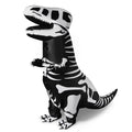 party Inflatable Full Body and Dinosaur Skeleton Halloween supplies,Dress-up Costume, Girls(Black) T-Rex Inflatable Child,Boys Costume,Halloween classic for