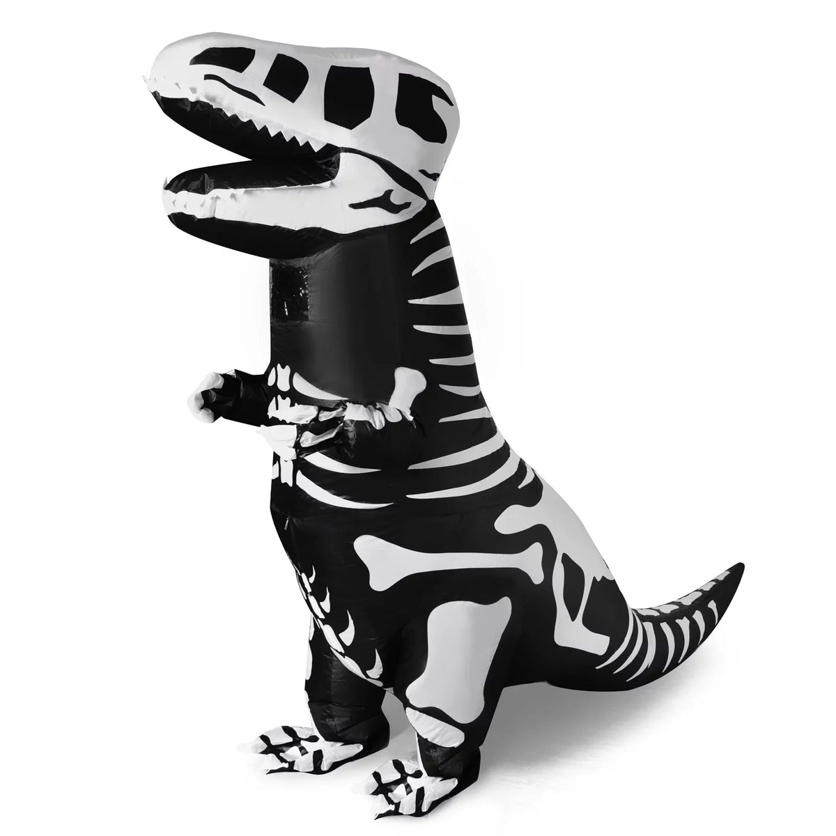 party Inflatable Full Body and Dinosaur Skeleton Halloween supplies,Dress-up Costume, Girls(Black) T-Rex Inflatable Child,Boys Costume,Halloween classic for